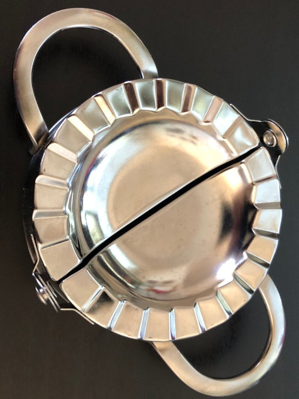 Vintage Style Stainless Steel Dumpling Maker - Cutter/Press